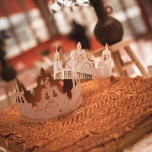 Galette des rois photographiée par Les instantanés de Lucie, photographe culinaire.